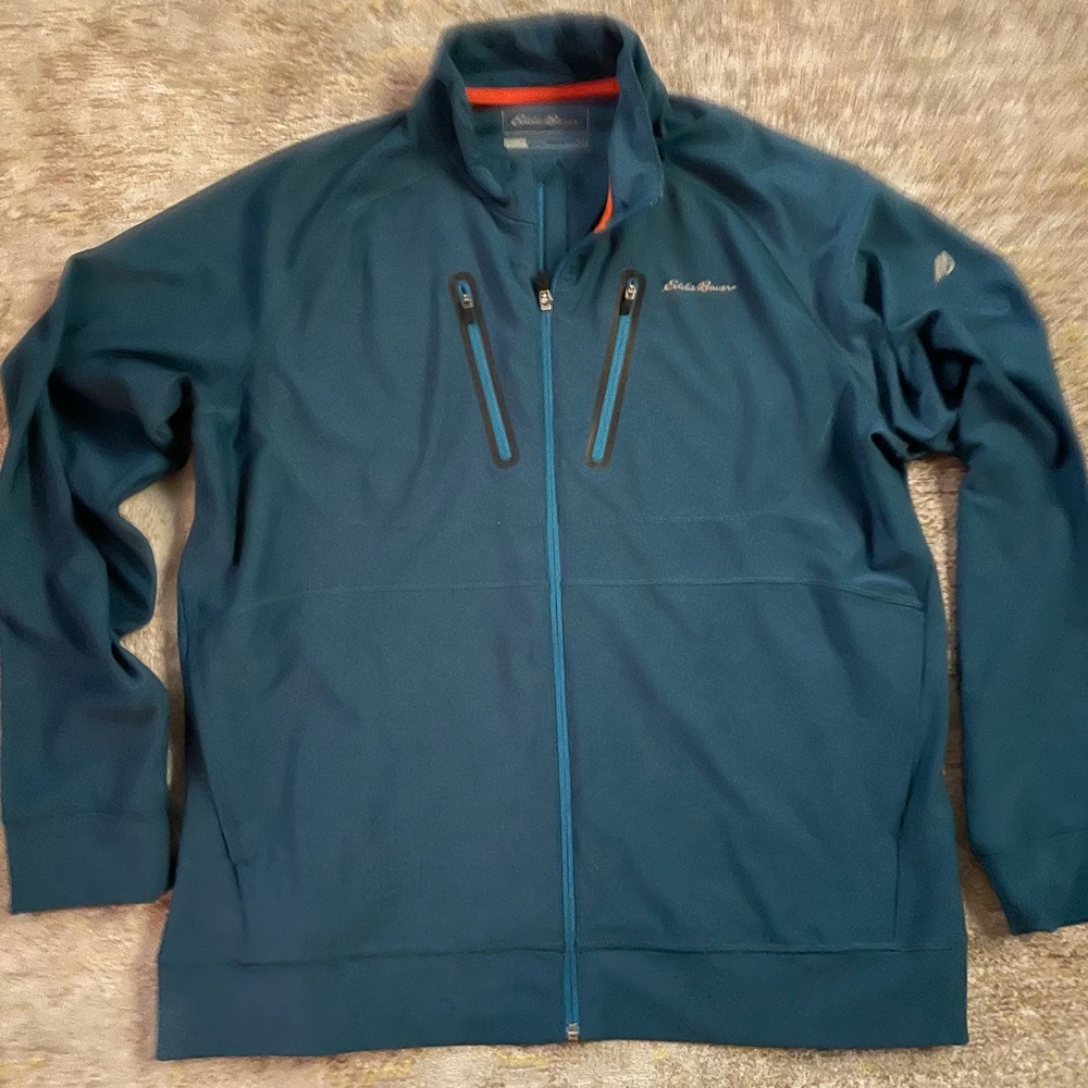 Eddie Bauer Freedry full zip track jacket - large
